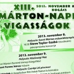 XIII. Márton-napi Vigasságok Bogács 2013 november 08-10.
